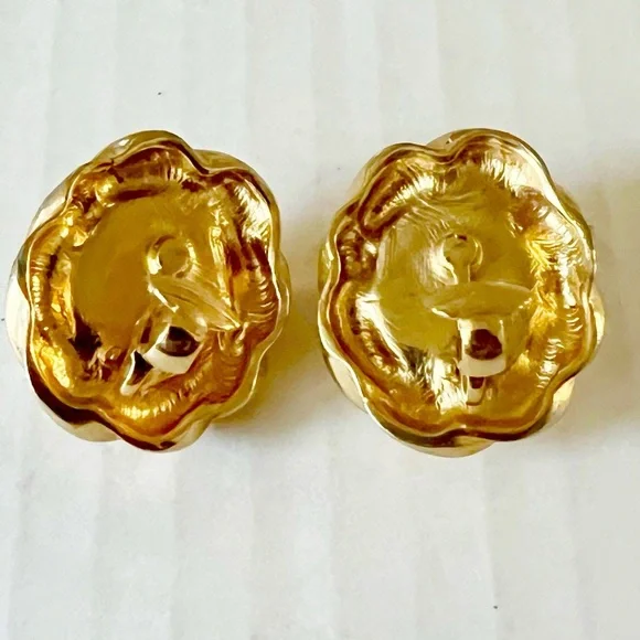 Earrings Kenneth Jay Lane Classic Pearl Gold Plated - Picture 5 of 5